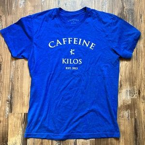 Caffeine & Kilos Blue T-Shirt
